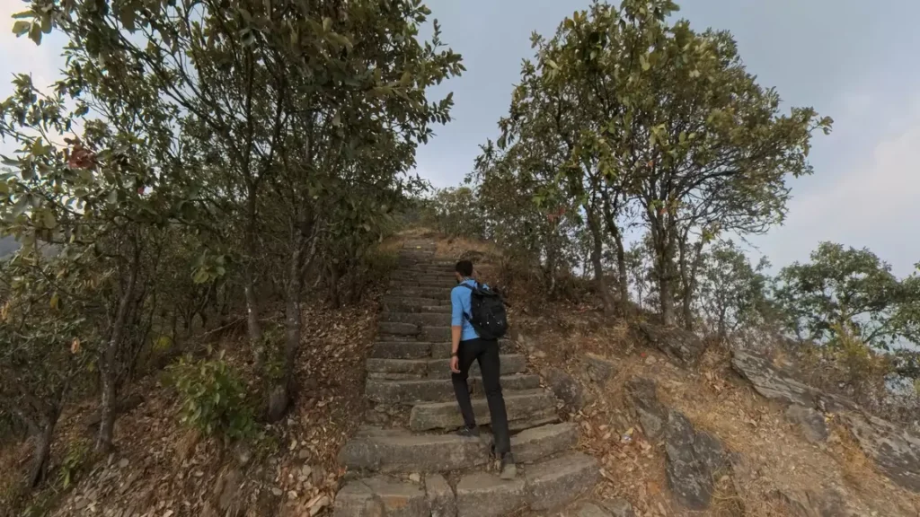 Hikers enjoying the Champa Devi Hike