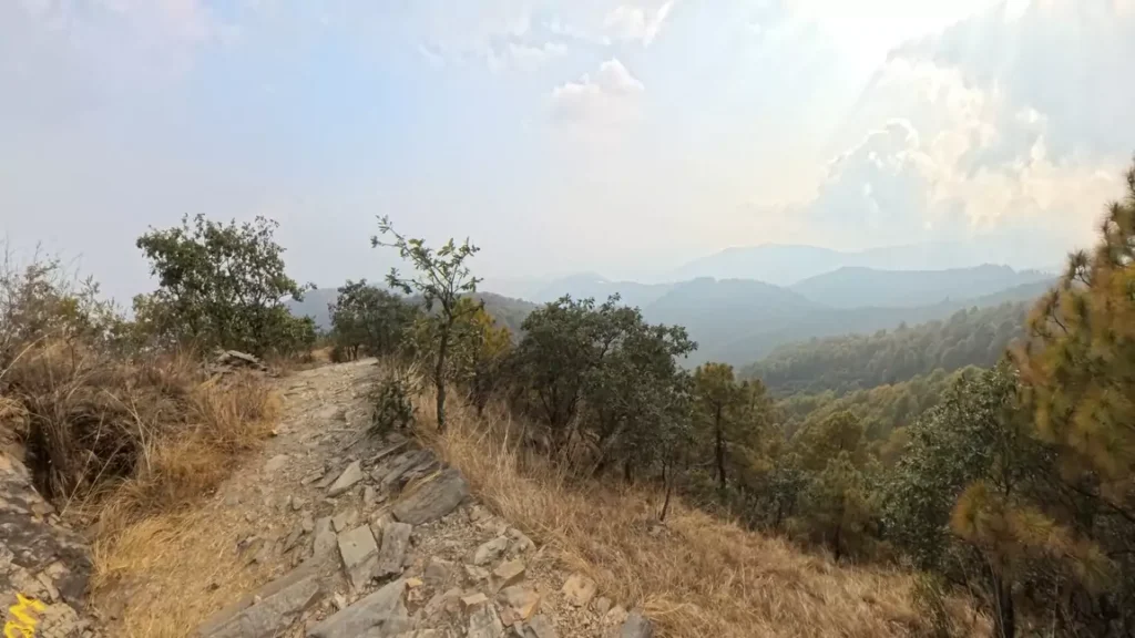 Rocky Stairs TRail to Champa Devi Hike