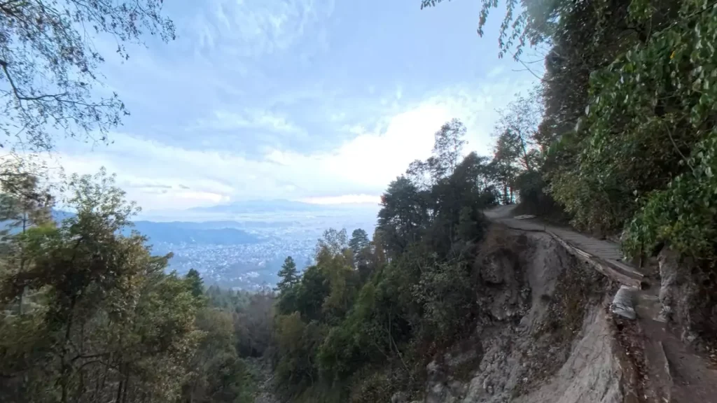 Bishnudwar Hiking trail with sceneric view
