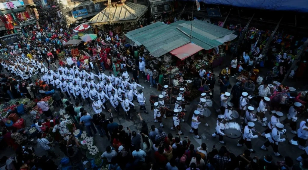 Fulpati Dashain Festival During Autumn Season in Nepal