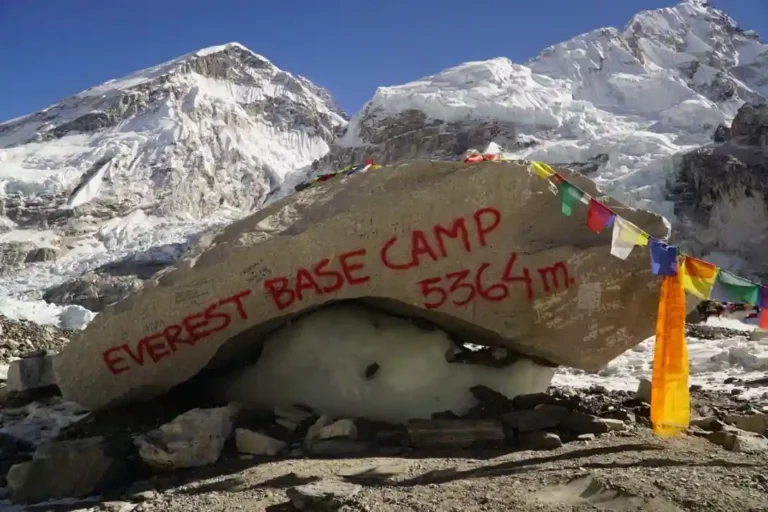 Everest Base Camp in Nepal - How high is Everest Base Camp?